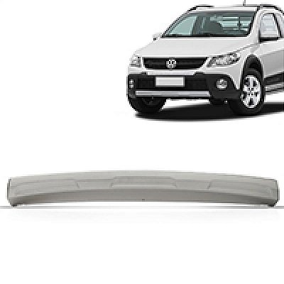 Spoiler para para choque saveiro volkswagen de 2010 a 2013 dianteiro cinza cross geração cinco