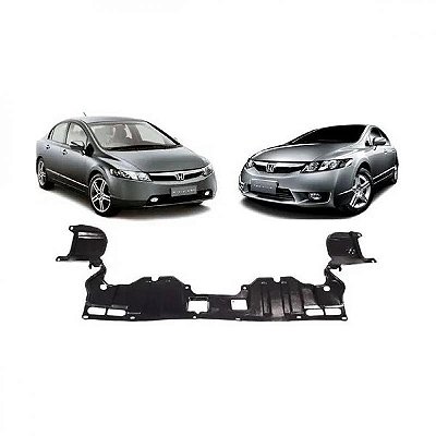 Protetor civic honda de 2007 a 2011 inferior do para choque dianteiro tipo para barro