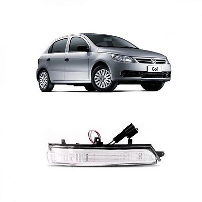 Pisca de retrovisor externo gol geração cinco saveiro e voyage volkswagen de 2009 a 2012 lado esquerdo