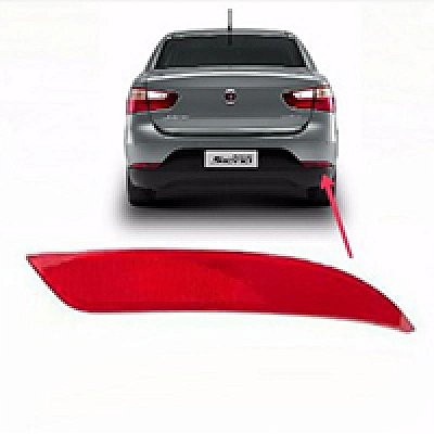 Lanterna do para choque grand siena fiat de 2012 a 2022 traseira lado esquerdo refletor