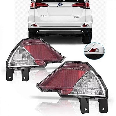 Lanterna do para choque rav4 toyota de 2016 a 2018 traseira lado direito
