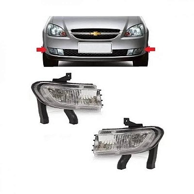Farol auxiliar corsa classic chevrolet de 2010 a 2016 lado esquerdo