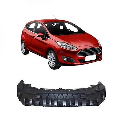 Defletor do radiador new fiesta ford de 2013 a 2019 inferior