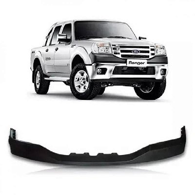 Spoiler para para choque ranger ford de 2010 a 2012 dianteiro suporte sem pisca texturizado