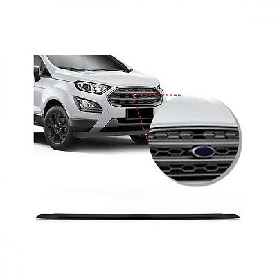 Friso de grade do radiador ecosport ford de 2018 a 2021 inferior cinza escuro
