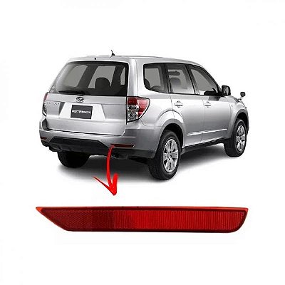 Lanterna do para choque forester subaru de 2009 a 2012 lado esquerdo traseiro tipo refletor