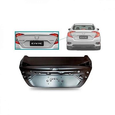 Tampa do porta malas civic honda de 2017 a 2021