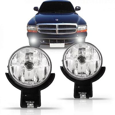 Farol auxiliar dakota dodge de 2001 a 2003 lado direito e lado esquerdo verde escuro