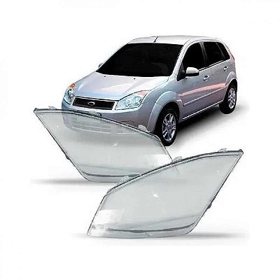 Lente de farol fiesta ford de 2008 a 2010 lado direito