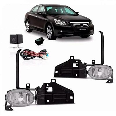 Kit de farol auxiliar accord honda de 2008 a 2012