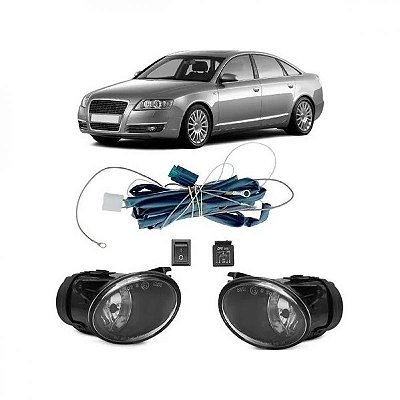 Kit de farol auxiliar a6 audi de 2009 a 2011 completo