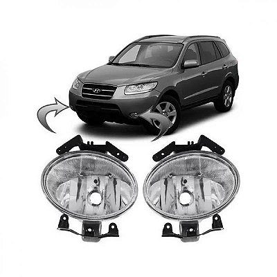 Farol auxiliar santa fe hyundai de 2006 a 2010 lado esquerdo