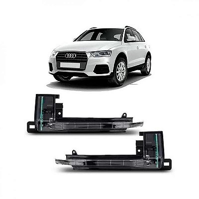 Pisca do retrovisor a4 audi de 2007 a 2010 e a5 audi de 2007 a 2010 e q3 audi de 2011 a 2016 lado esquerdo