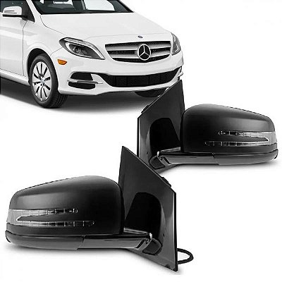 Retrovisor classe b mercedes benz de 2012 a 2016 lado direito elétrico com rebatimento e aquecimento