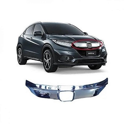 Friso da grade do radiador hrv honda de 2019 a 2021 cromado