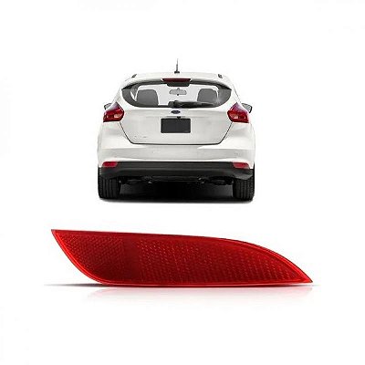 Refletor do para choque focus ford de 2014 a 2017 traseiro lado direito