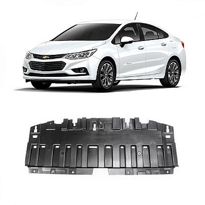 Defletor do para choque cruze chevrolet de 2017 a 2019 dianteiro inferior