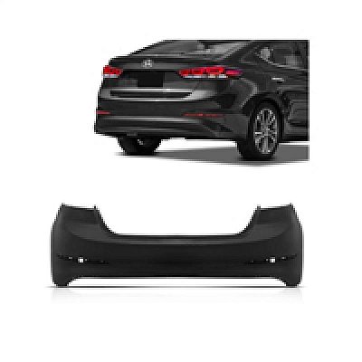Para choque elantra hyundai de 2017 a 2018 traseiro superior