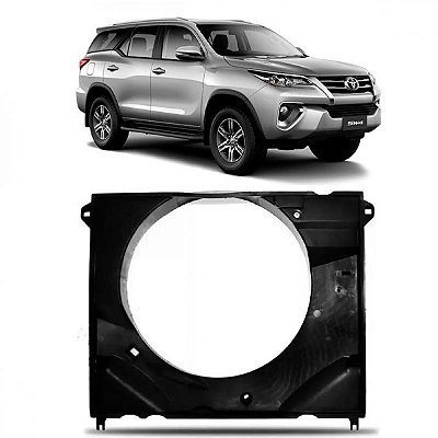 Defletor de radiador hilux sw4 toyota de 2016 a 2020 diesel