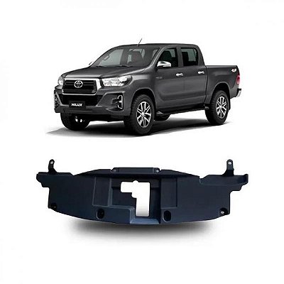 Defletor de radiador hilux toyota de 2021 a 2025 superior picape