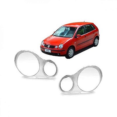 Lente de farol polo volkswagen de 2003 a 2006 lado direito
