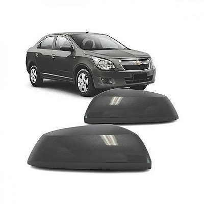 Capa de retrovisor externo cobalt chevrolet de 2012 a 2016 lado direito preto