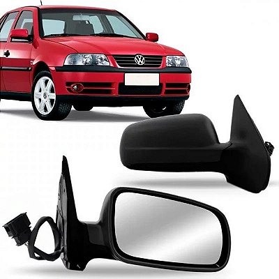 Retrovisor externo gol volkswagen de 1999 a 2008 lado direito elétrico quatro portas geração três e geração quatro
