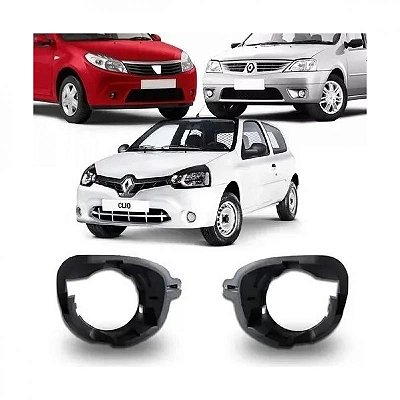 Suporte do farol auxiliar clio renault de 2012 a 2016 lado direito