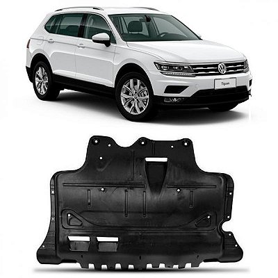 Defletor tiguan volkswagen de 2018 a 2021 inferior