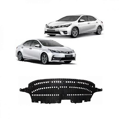 Defletor de para choque corolla toyota de 2014 a 2019 dianteiro
