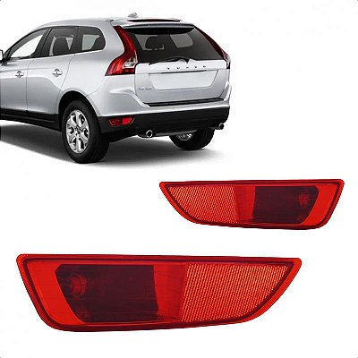 Refletor de para choque xc60 volvo de 2008 a 2013 traseiro lado esquerdo com lâmpada
