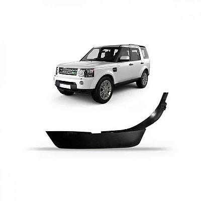 Spoiler para para choque discovery 4 land rover de 2014 a 2017 dianteiro lado direito preto sem pisca texturizado