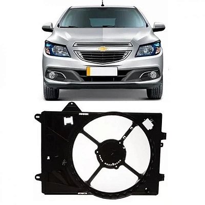 Defletor da ventoinha onix chevrolet de 2012 a 2016