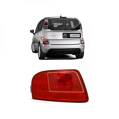 Refletor para para choque aircross citroën de 2011 a 2015 traseiro lado esquerdo