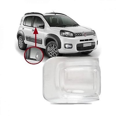 Lente do pisca do retrovisor uno fiat de 2015 a 2021 lado direito externo