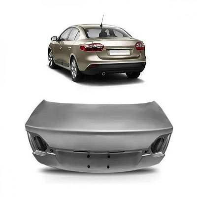 Tampa do porta malas fluence renault de 2010 a 2018 traseira