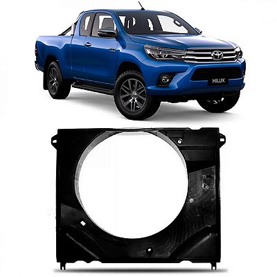Defletor do radiador hilux toyota de 2016 a 2024 picape diesel