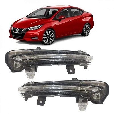 Pisca do retrovisor versa nissan de 2021 a 2025 lado esquerdo