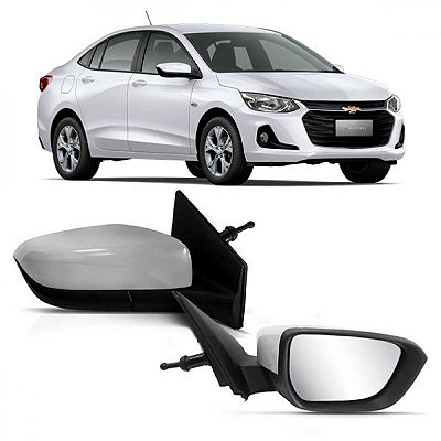 Retrovisor externo onix chevrolet de 2020 a 2025 lado direito capa em primer com controle manual