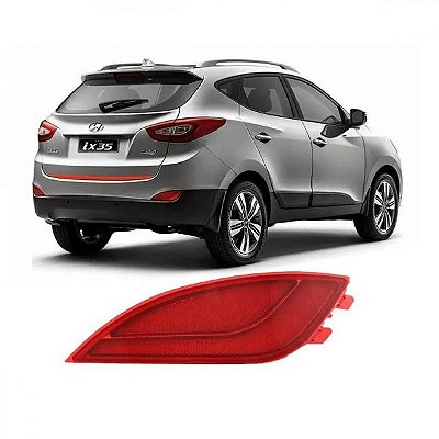 Refletor do para choque ix35 hyundai de 2010 a 2022 traseiro lado esquerdo