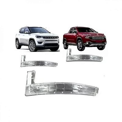 Lente do pisca do retrovisor toro fiat de 2016 a 2025 lado direito externo