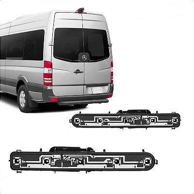 Circuito da lanterna sprinter mercedes benz de 2012 a 2019 lado esquerdo traseiro