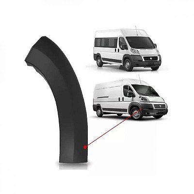 Friso do para choque ducato fiat jumper citroën boxer peugeot de 2018 a 2025 dianteiro lado esquerdo