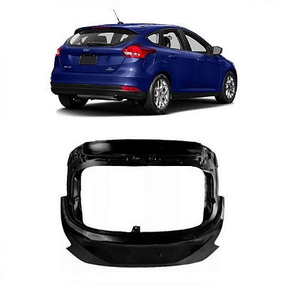 Tampa do porta malas focus ford de 2014 a 2016 traseira verde escuro hatchback