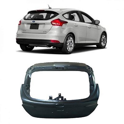 Tampa do porta malas focus ford de 2016 a 2019 traseira verde escuro hatchback