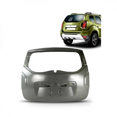 Tampa do porta malas duster renault de 2010 a 2019 traseira verde escuro