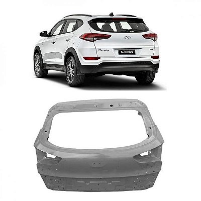 Tampa do porta malas tucson hyundai de 2017 a 2022 traseira verde escuro