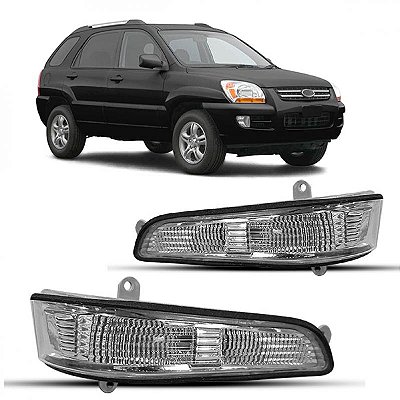 Pisca do retrovisor sportage kia de 2005 a 2010 lado esquerdo externo
