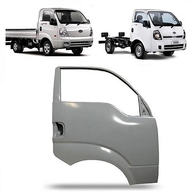 Porta bongo kia de 2005 a 2025 dianteira lado direito verde escuro