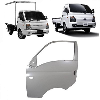 Porta hr hyundai de 2005 a 2025 dianteira lado esquerdo verde escuro